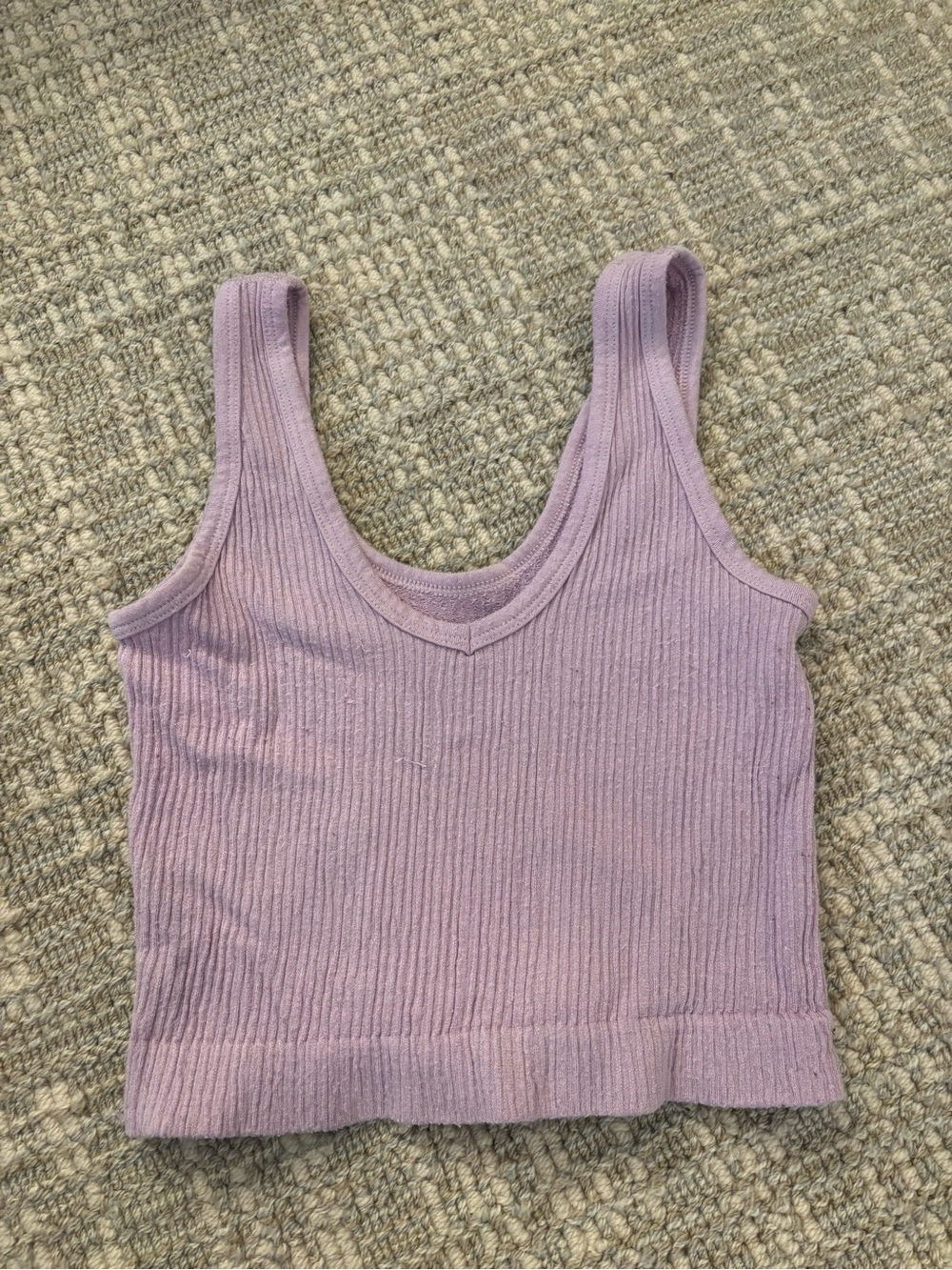 Urban Outfitters Lavender Ribbed Tank Top